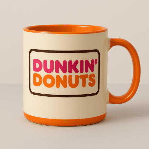 Cream & Color Fusion – Dunkin’ Donuts Branded Mug Design Concepts cover image.