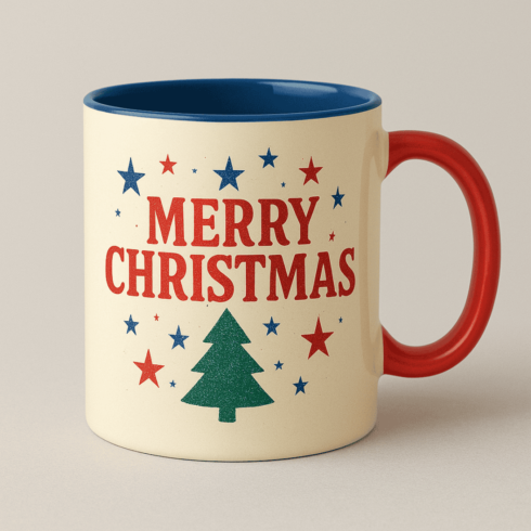 Festive Glow – Christmas Mug Mockups cover image.