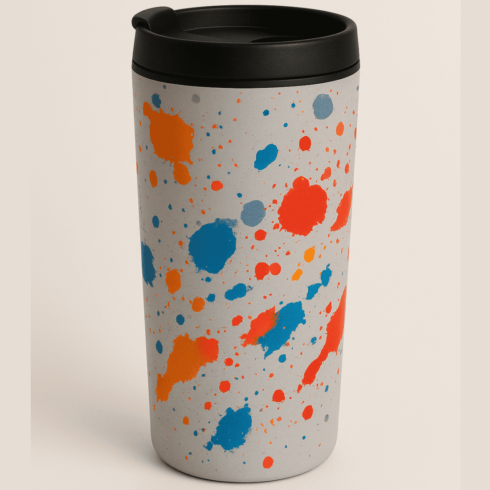 "Travel Tones Coffee Mug Mockup Bundle" cover image.
