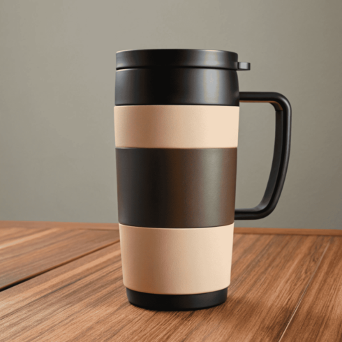 "Travel Tones Coffee Mug Mockup Bundle" cover image.