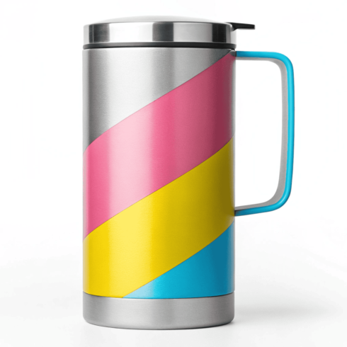 "Travel Tones Coffee Mug Mockup Bundle" cover image.