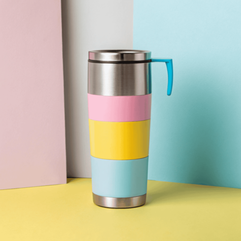 "Travel Tones Coffee Mug Mockup Bundle" cover image.