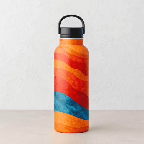 Vibrant Hydration Bottle Mockup Collection cover image.