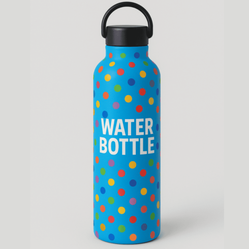MultiTone Water Bottle Branding Mockup Set cover image.
