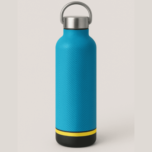 Modern performance water Bottle Mockup cover image.