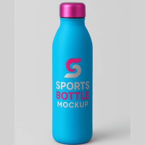 Brandable Water Bottle Mockup cover image.