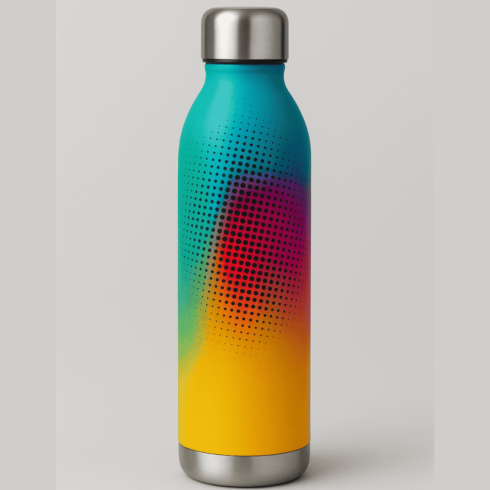 Brandable HydroGlow Water Bottle Mockup cover image.