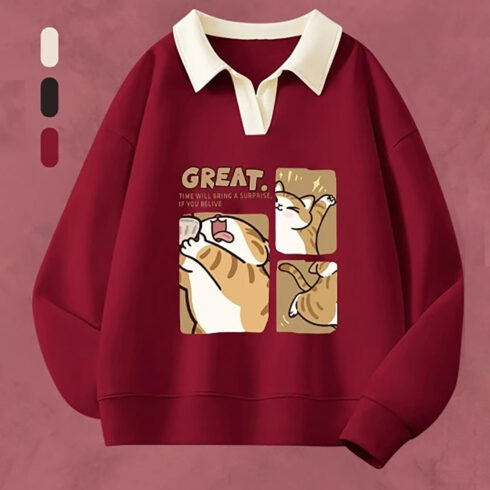 sweatshirt cat cover image.