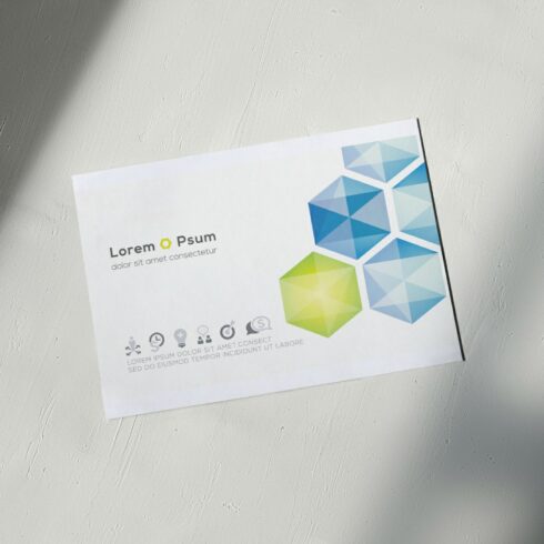 Simple business card template cover image.