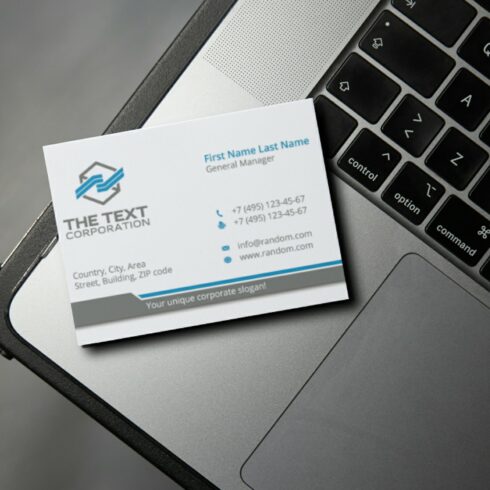 Business card template cover image.