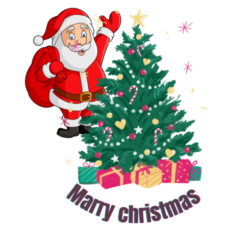 Christmas t shirt design cover image.