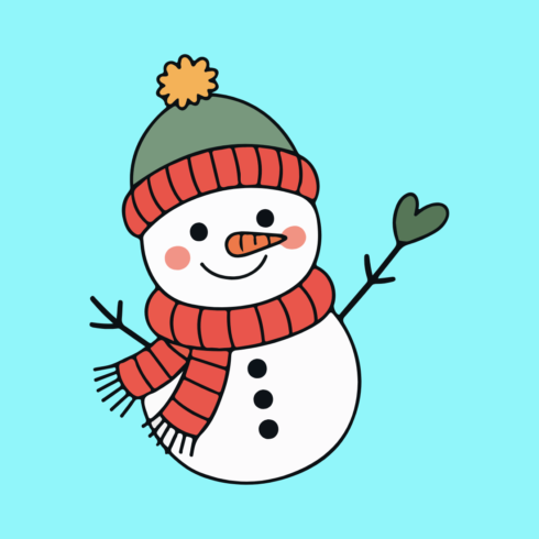 Snowman new T-Shirt design cover image.