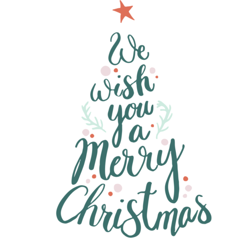 Marry Christmas and beautiful T-Shirt design cover image.