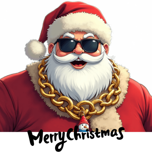 Marry Christmas t shirt design cover image.