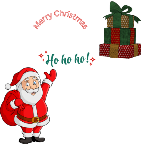 Merry Christmas T shirt design cover image.