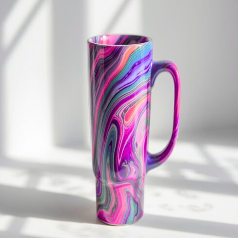 Multi colour Travel Mug 5 new design cover image.