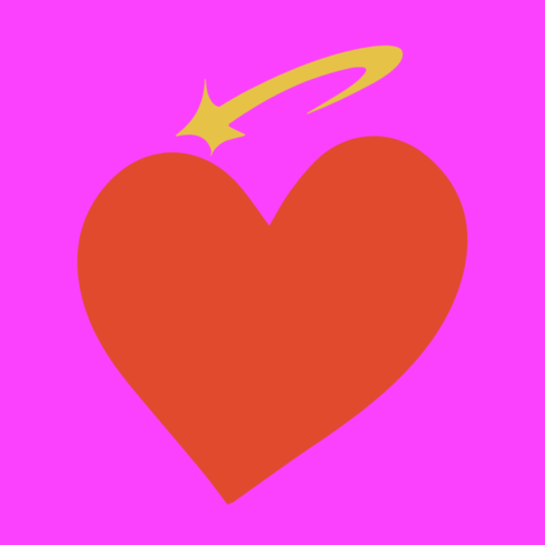 Heart Illustration new T-Shirt design cover image.