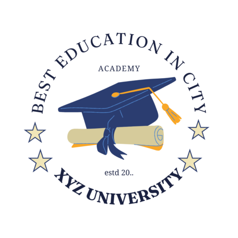 **Title (Master Bundle):** Best Education in City – Academy University Emblem cover image.