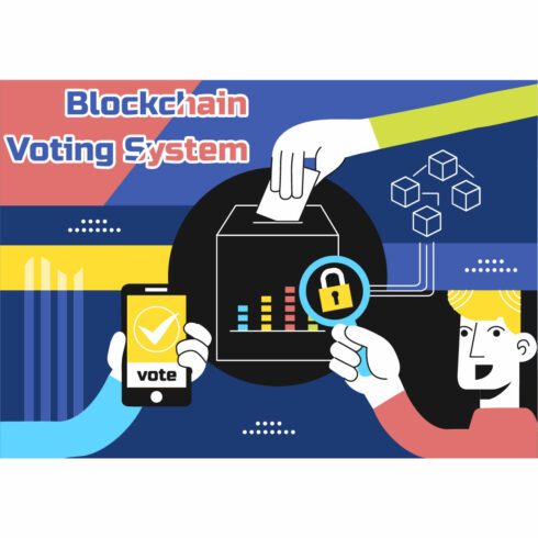 10 Blockchain Voting System Illustration - MasterBundles
