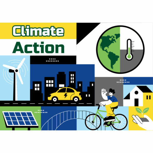 10 Climate Action Illustration cover image.