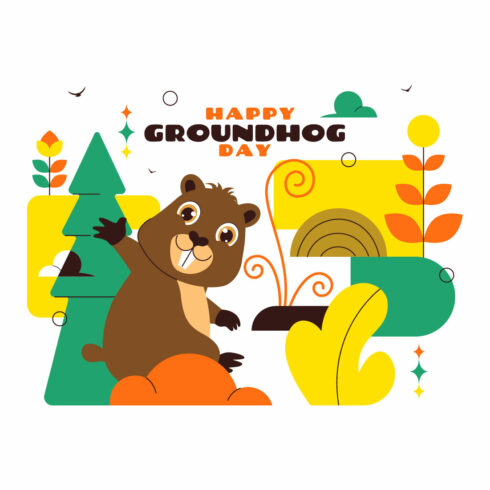 10 Happy Groundhog Day Illustration cover image.