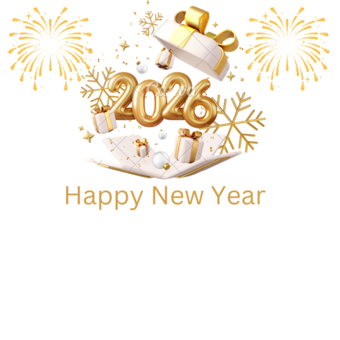 Happy New Year 2026 cover image.