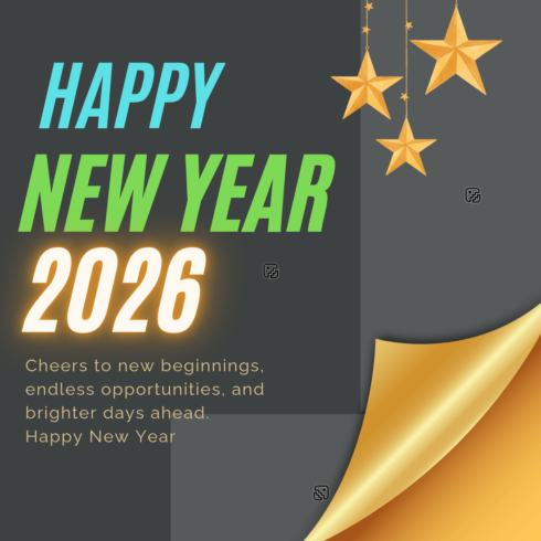 Happy New Year 2026 cover image.