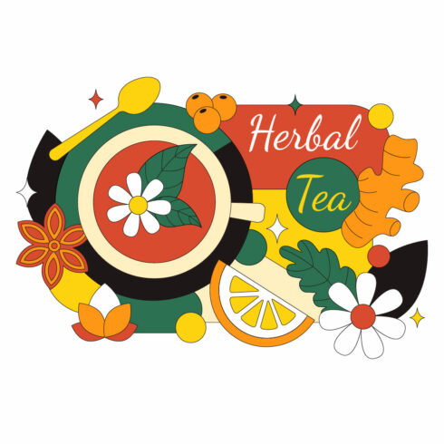 10 Herbal Tea Illustration cover image.