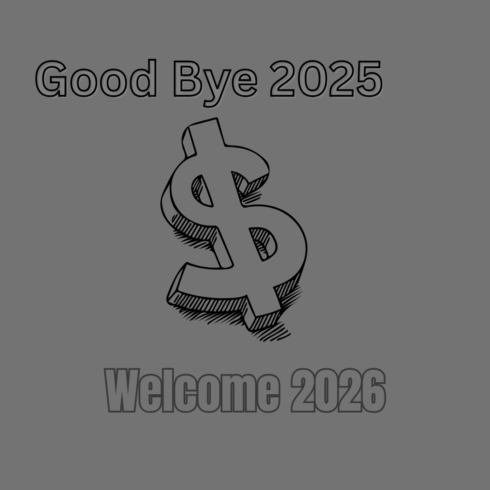 Happy new year t shirt design cover image.