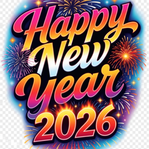 Happy New Year Bright Aesthetic Shirt cover image.