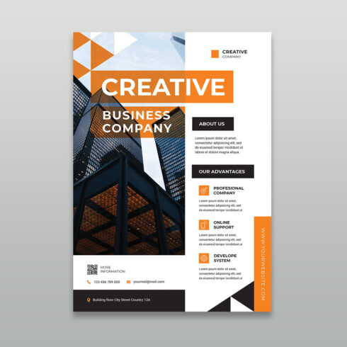 Professional Creative Business Agency Corporate Flyer cover image.