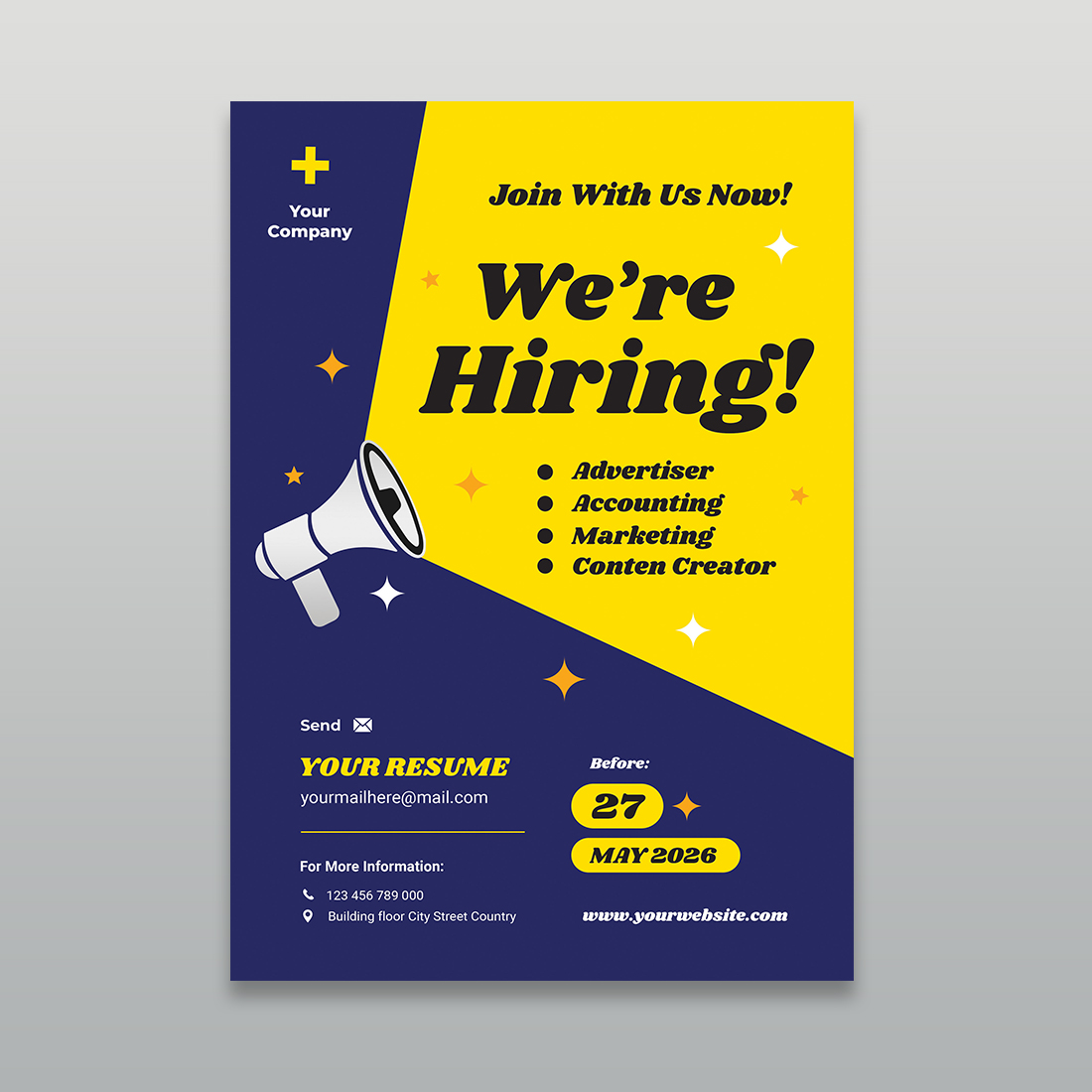 Image 2 for Career Flyer Template