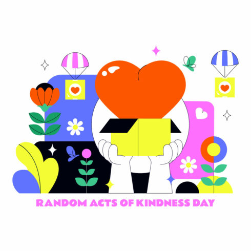 10 Random Acts of Kindness Day Illustration cover image.