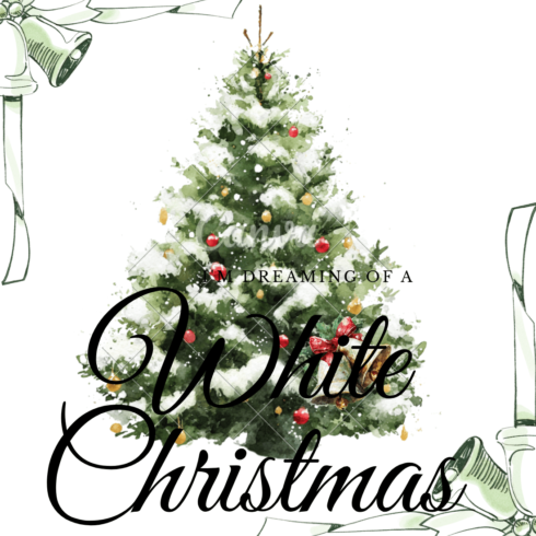 Merry Christmas shop & T-shirt design cover image.