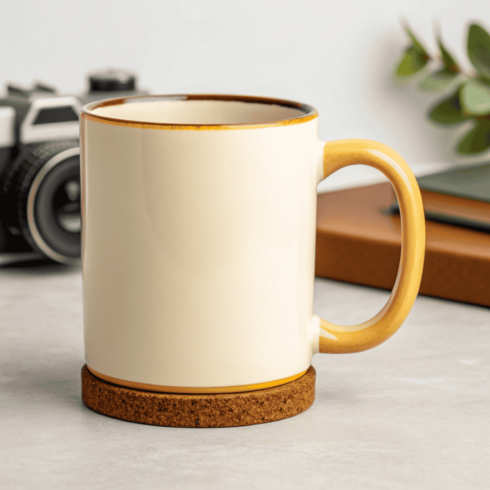 “Modern Contrast Coffee Mug Mockup Pair” cover image.