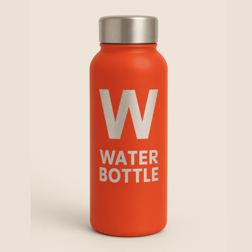 "Dual-Tone Fusion Water Bottle Pair Mockup" cover image.