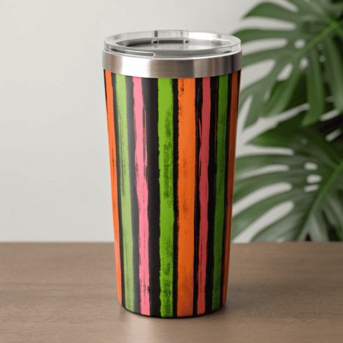 "Artistic Watercolor Twin Mug Set with Clear Lids" cover image.