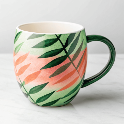 Floral Fiesta Elegance – Multicolour Coffee & Tea Mug Mockups Duo cover image.