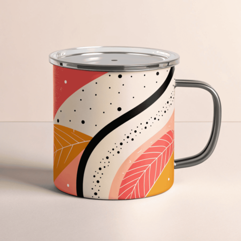 Modern Café Insulated Mug Mockups – Watercolor Edition cover image.