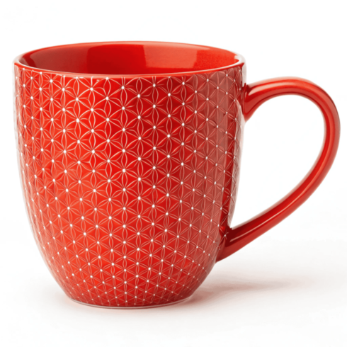 Orange Red and Royal Blue Mug Mockup Pair cover image.