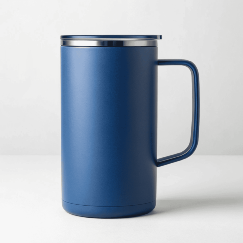 DuoTone Travel Mug Set – Blue & Orange brwon cover image.