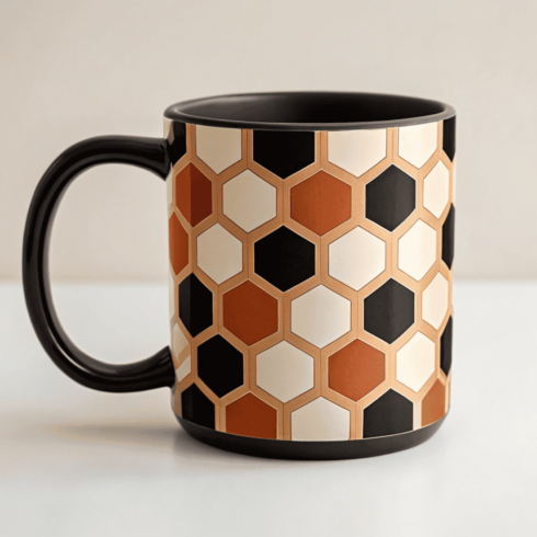 Geometric Pattern Mug Mockups Pair cover image.