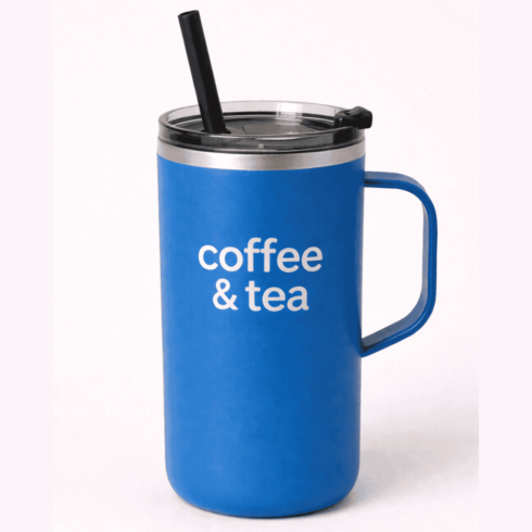 Midnight Blue & Jet Black Smart Insulated Mug Duo cover image.