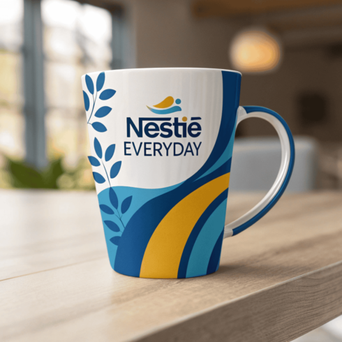 Nestlé Everyday Branded Coffee & Tea Mug Mockups cover image.