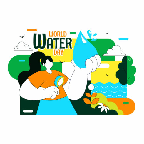 10 World Water Day Illustration cover image.