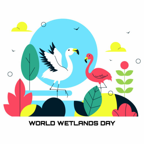 10 World Wetlands Day Illustration cover image.