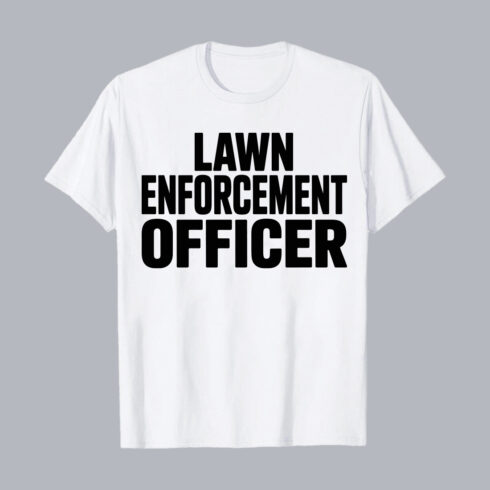 Lawn Enforcement Officer Funny Lawn Care PNG EPS 10 Love T shirt Design cover image.