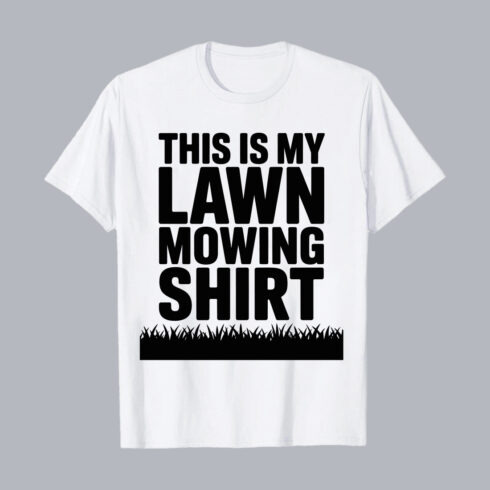 This Is My Lawn Mowing Shirt PNG EPS 10 Love T shirt Design cover image.