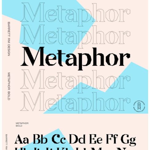 Metaphor Display Font – Bold Fragmented Serif Typeface cover image.