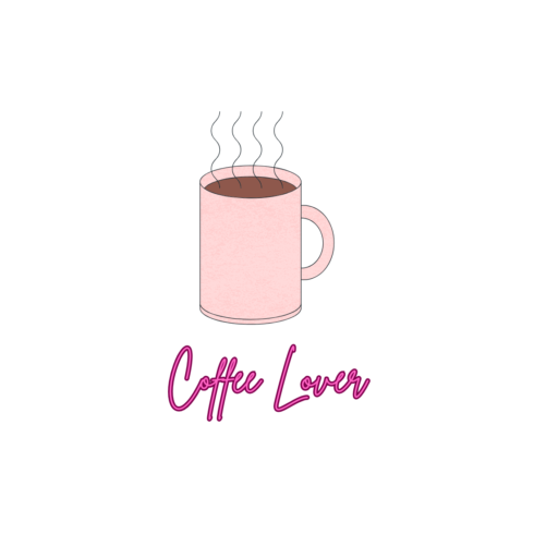 Coffee Love Cup Designe cover image.